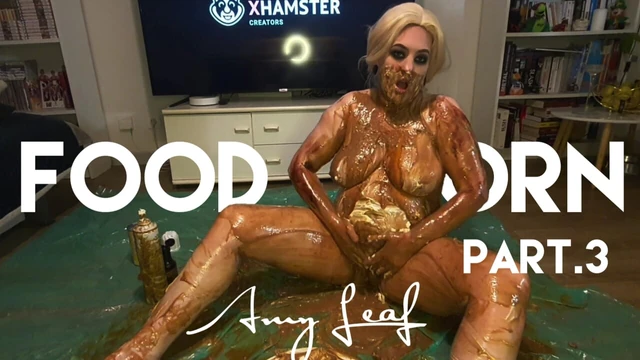 Пухлая милфа Amy Leaf - FoodPorn, часть 3