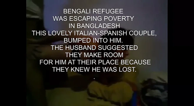 Avrupalı ​​çift boğa haline gelen Bengalli mülteciyi kabul etti