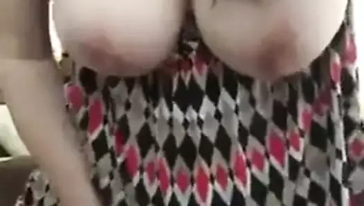 Büyük memeler beyaz eş binmek bir çük ve filmler için koca