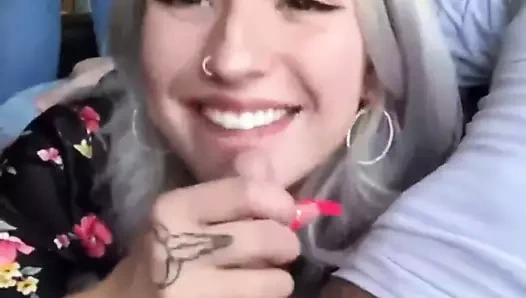 çiçek gömlekli kız - oral seks - cim