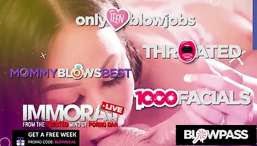 Blowpass - sevimli hatun Jill Taylor odaklanamıyor, öğretmenin yarağını emiyor