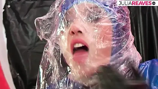 Özel fetiş, plastikle sarılmış sikiş