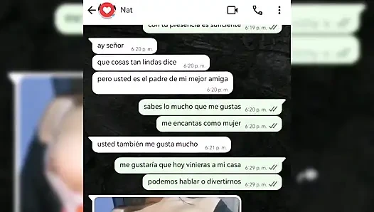 Üvey kızımın arkadaşıyla seks ile ateşli sohbet