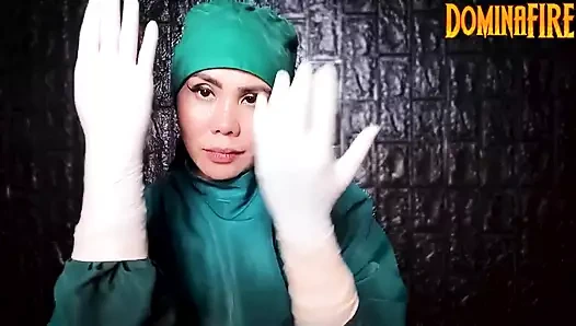 Asmr cerrahi lateks eldiven fetişi