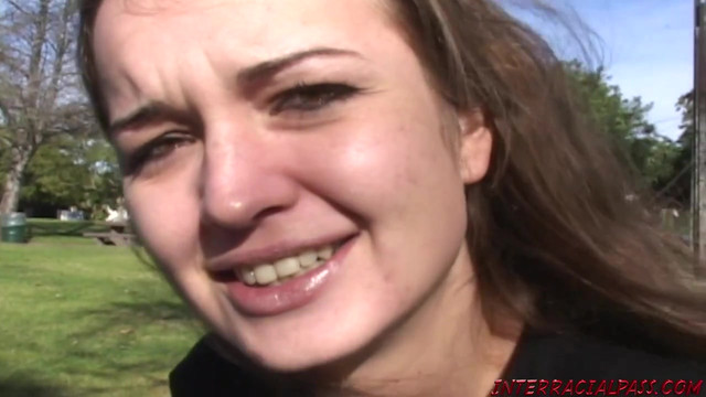 Girl in threeway with huge black cocks