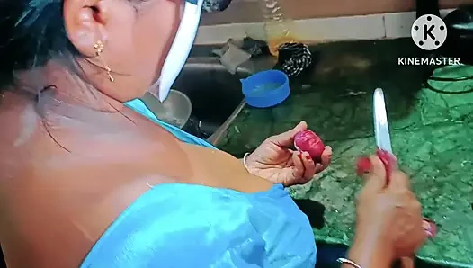 Azgın bir yenge ve kayınbiraderi - gerçek yüksek sesle inleyen tamil erotik ses