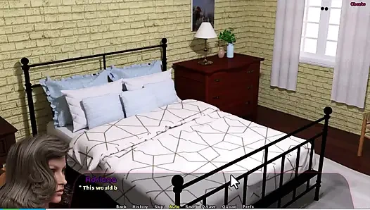 Haley hikayesi #14 - Adriana ve Haley yüzme havuzunda seksi bir an yaşadı... Johannes, Adriana'ya siktirdi.