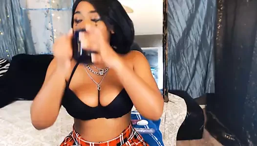 Çarpıcı egzotik düşes aurum yeni şeyler öğrenmek için dp'yi dener