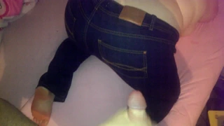Cum on Jeans BBW
