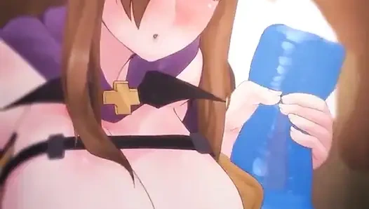 Seksi büyücü kızdan ateşli hizmet