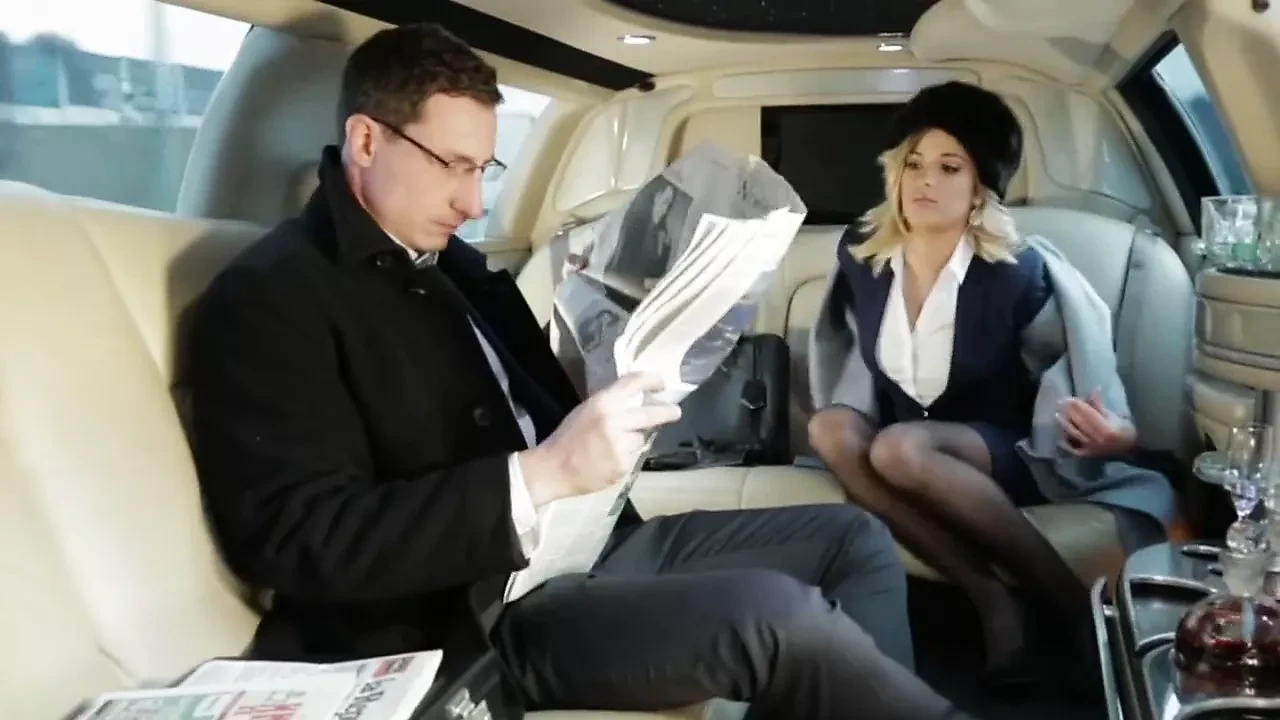 Blonde babe gets fucked in the car by WxA8AxW