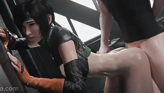 Yuffie Kisaragi обнаженная и умоляет трахнуться