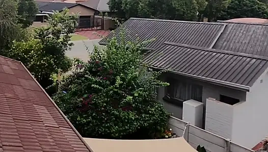 Drone'mla uçarken komşularımı sikişirken yakaladım