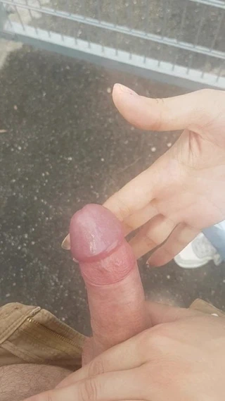 amatör handjob açık havada