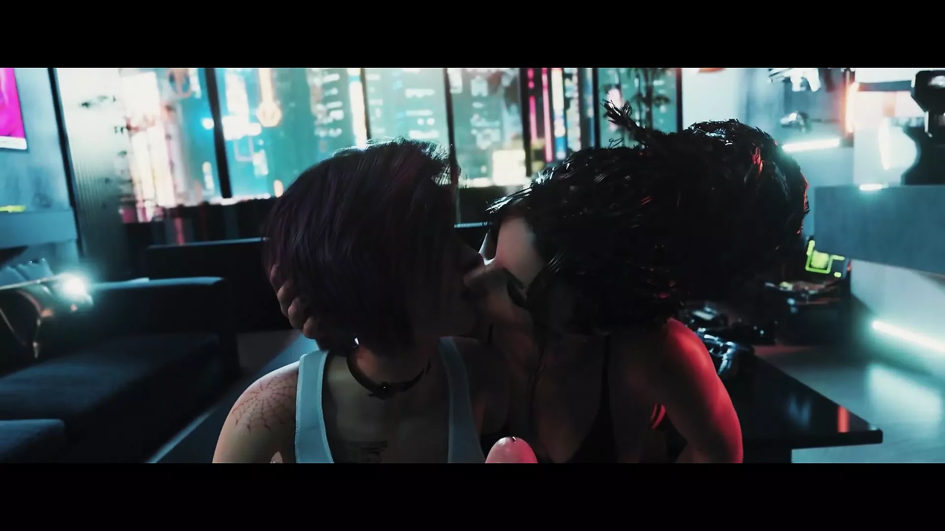 Cyberpunk 2077 Cyberfuck by Nikovako (animation with Sound) 3D Hentai Porn