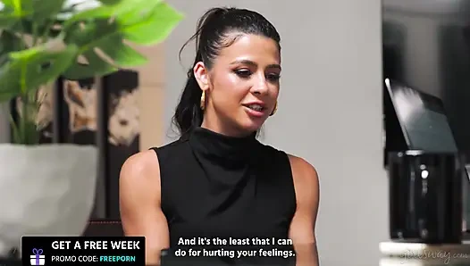 Girlsway - ateşli hatun Kylie Rocket randevu uygulamasında iş görüşmecisi Hime Marie'yi gölgelediğini fark ediyor