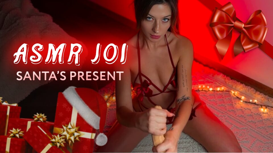 ASMR 31 TALIMATı. Noel Baba'nın minyon esmeri AmyHaze seni elle muameleyle boşaltıyor