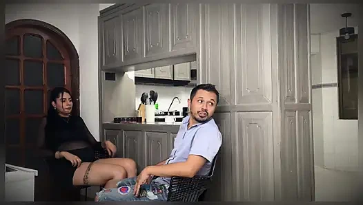 En İyi Arkadaşımın Kocasıyla Mutfakta Seks Yapıyorum Melany Latina