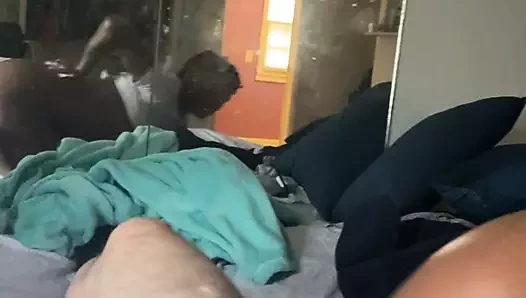 Büyük yağlı siyah göt sürme koca