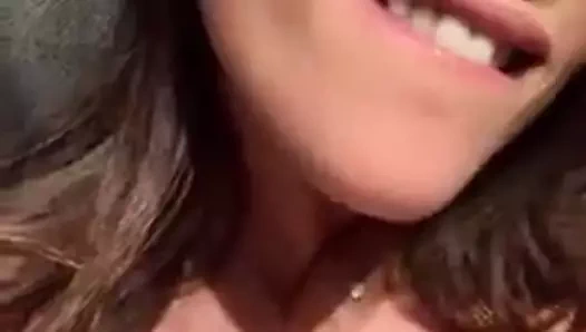 sexy babe enjoys putting toy in her asshole