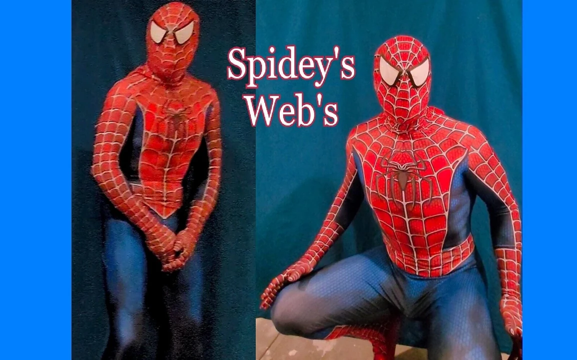 Spidey's web'in örümcek adamlar büyük yarak örümcek adamlar boşalma