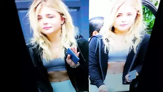 Tribute to double CHLOE MORETZ in blue Body
