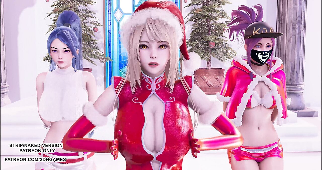 Noel için tek istediğim sensin ahri akali kaisa 4k