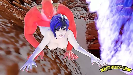 Zozo 3 boyutlu canavar sikişi