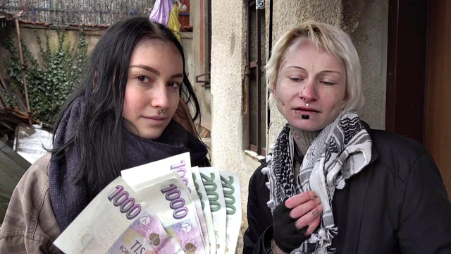 Чешские улицы - хозяйка траха