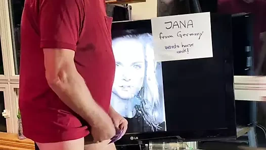 Jana Alman sürtük bir cumm haraç istiyor!