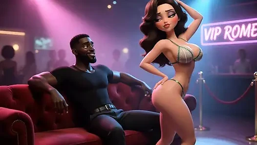 Ep9-From Chubby & Ignored to Curvy Cock Tease-Wife in Emerald Micro Bikini With a handsome black man