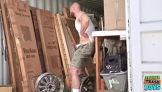 Fragmantrashboylar Jack Dixon Donny Argento'ya dil atıyor ve korunmasız sikişiyor