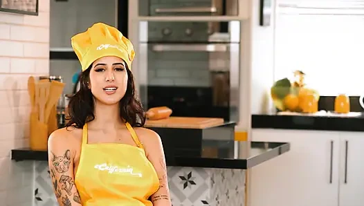 Hot lesbian Latinas cooking - Part 2 - SFW