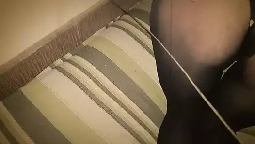 göt kırbaçlama külotlu çorap