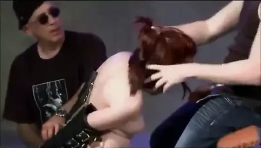 üçlü şaplak emmek ve mastürbasyon