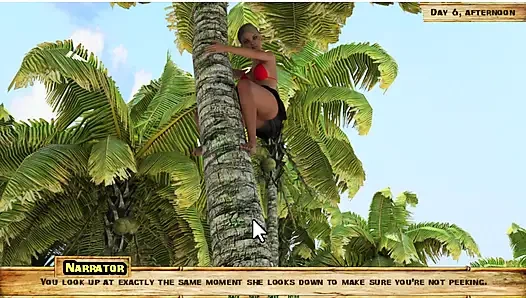 Edepsiz ada #6 - aynı anda iki kadının tadını çıkaramayan