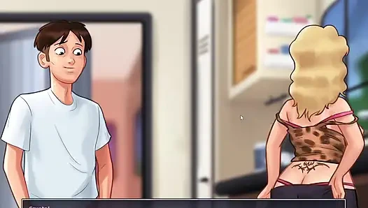 Yaz mevsimi efsanesinde kız arkadaşım üvey annem Crystal ile tüm xxx sahneleri