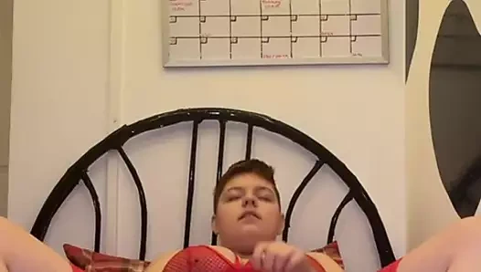 Trans oğlan alexander çalış ile onun kedi içinde kadın iç çamaşırı