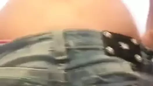 azgın kız üzerinde cam