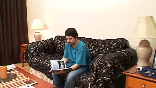 Iki Çıtçıt şerit bir hottie ve yapmak ona emmek onların musluklar