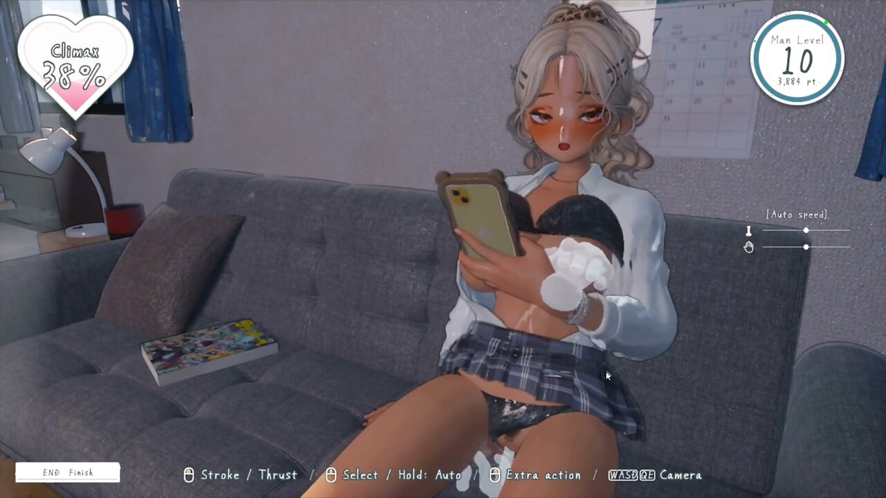 Hentai Oyunu - Sarı Saçlı Kolej Gyaru Seks Sahneleri - yazlık takılma noktası, okuldan sonra gyaru'larla geçirilen gizli zaman