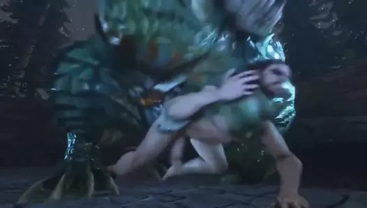 Hentai dizisinde erkekler çılgınca kirli oluyor