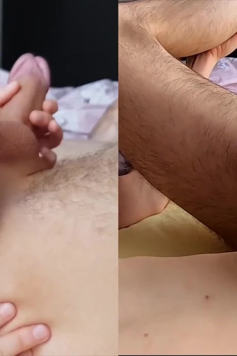 İki kamera göt yalama ve mastürbasyon boşalması! POV!