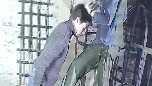 İnanılmaz görünümlü Alman bayanlar zindanda ahbaplarını cezalandırıyor