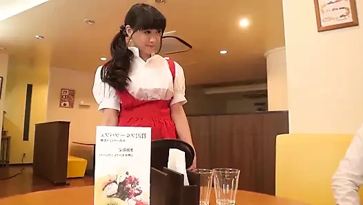 Asyalı arzu sahnesi 4: büyük memeli Japon aşçı arkadaşıyla sikişiyor