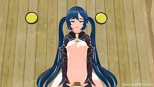 Hentai genshin impact mona kovboy kız seks mavi saç rengi düzenleme smixix