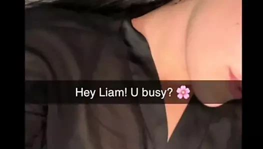 A Wife cheats on her husband with his friend on snapchat