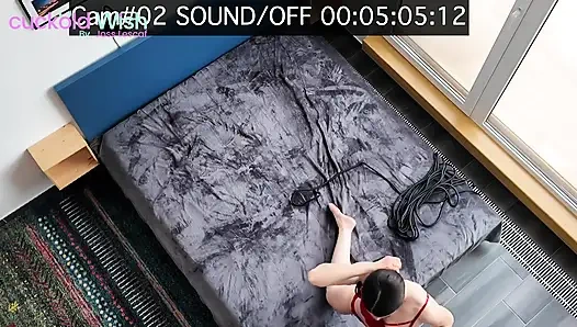 Safety Cam Caught Cheating Girlfriend Doing BDSM with BBC