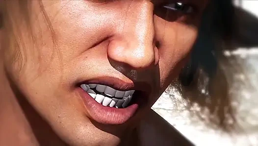 Büyük memeli zenci 3 boyutlu kızlar plajda canavar yarakla sikiliyor