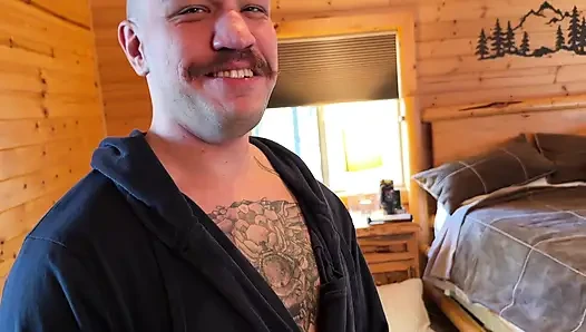 Seattle Dad x BullATL  - Hairy Daddy Bear BareBack Massage Gay Bear DILF